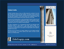 Tablet Screenshot of fidelisgrp.com